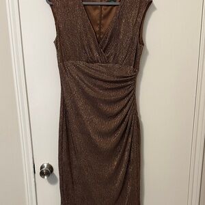 Ralph Lauren Brown Sleeveless Dress